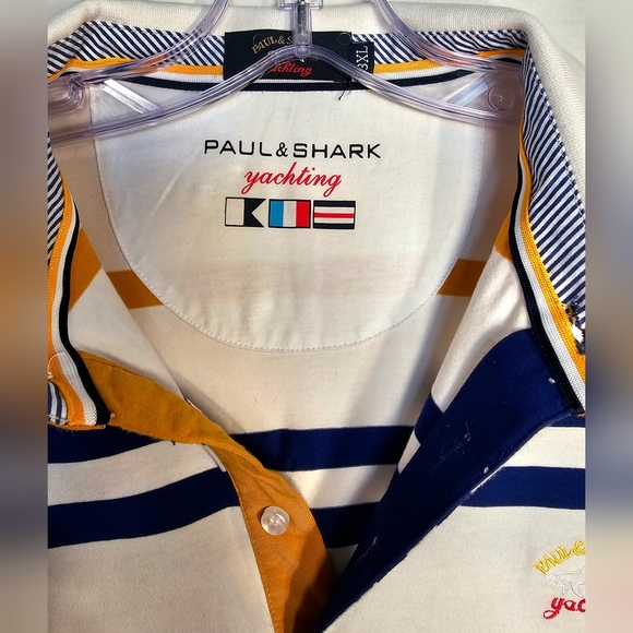 PAUL & SHARK YACHTING POLO SHIRT SIZE 3XL pre-owned - Picture 5 of 12